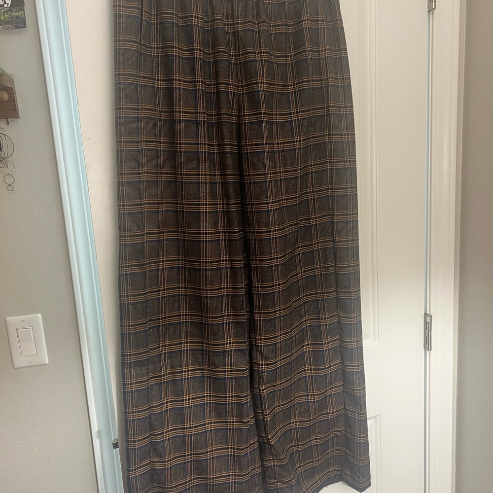 NWT Corey Lynn Calter Plaid Pants